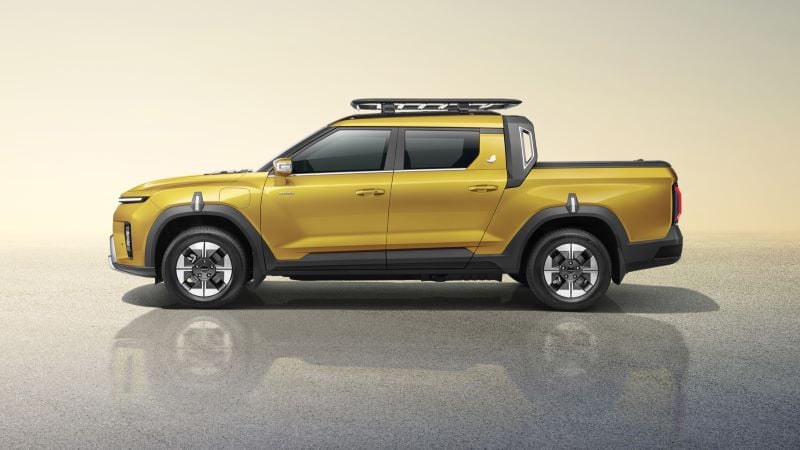 First Look And Details Of Electric KGM Musso EV Pick-up