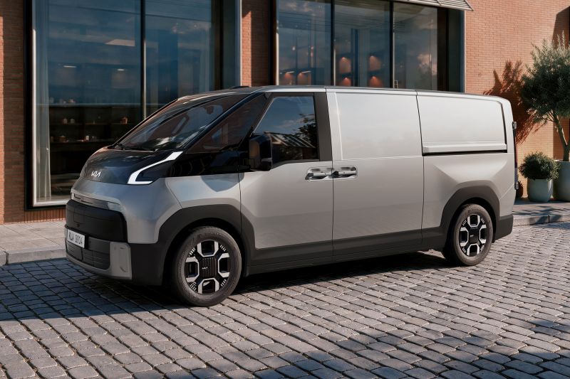 Kia PV7 Cargo Debuts with 285-mile Range, up to 1200kg Payload